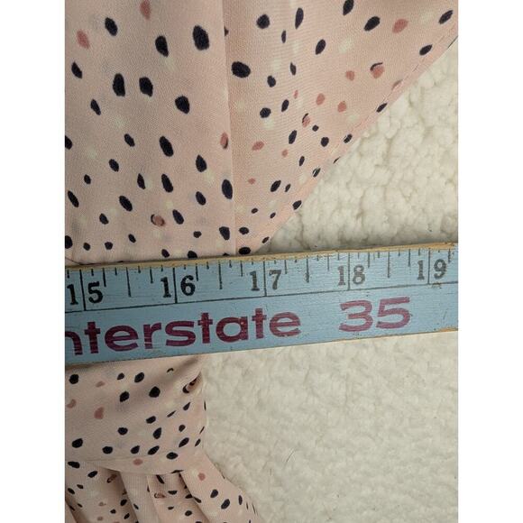 Schein Women's Size 8/10 Orange Colored Floral Print Knee Length Dress - Picture 4 of 9